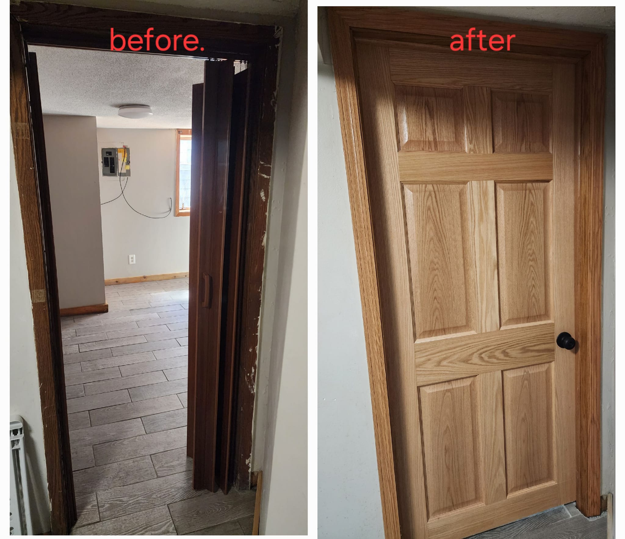 Door installation 3